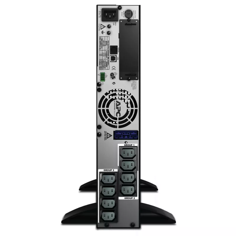 APC Smart-UPS X SMX1500RMI2U - 1500VA, 8x C13 izeja, USB, paplašināms darbības laiks