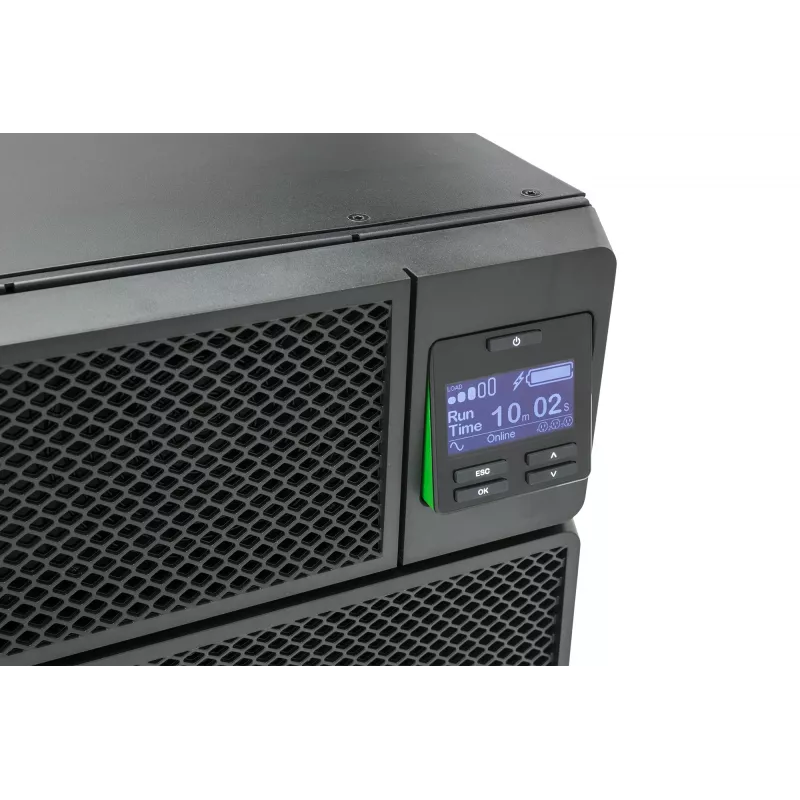 APC Smart-UPS On-Line SRT5KRMXLI - 5000VA, 6x C13, 4x C19 izeja, montējams statīvā, iebūvēts NMC