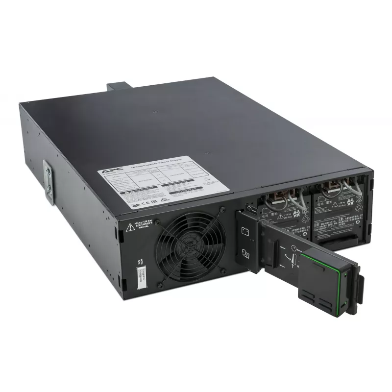 APC Smart-UPS On-Line SRT5KRMXLI - 5000VA, 6x C13, 4x C19 izeja, montējams statīvā, iebūvēts NMC