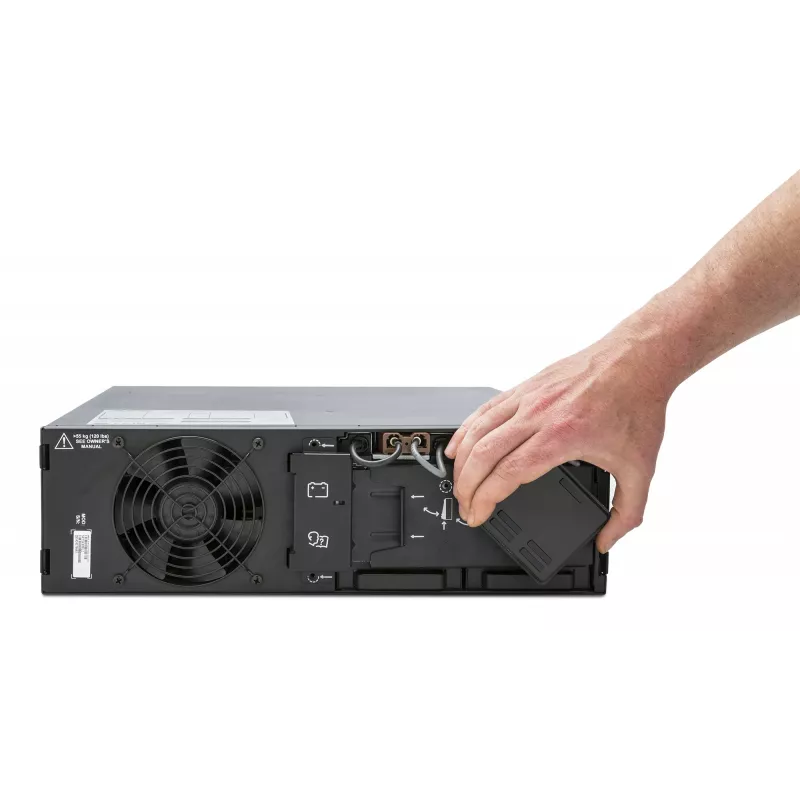 APC Smart-UPS On-Line SRT5KRMXLI - 5000VA, 6x C13, 4x C19 izeja, montējams statīvā, iebūvēts NMC