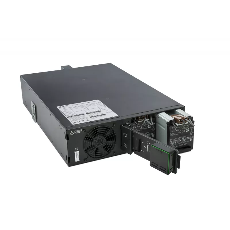 APC Smart-UPS On-Line SRT5KRMXLI - 5000VA, 6x C13, 4x C19 izeja, montējams statīvā, iebūvēts NMC