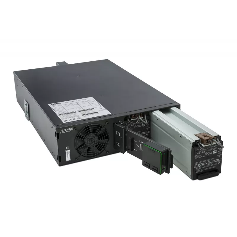 APC Smart-UPS On-Line SRT5KRMXLI - 5000VA, 6x C13, 4x C19 izeja, montējams statīvā, iebūvēts NMC