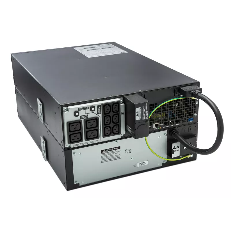 APC Smart-UPS On-Line SRT5KRMXLI - 5000VA, 6x C13, 4x C19 izeja, montējams statīvā, iebūvēts NMC