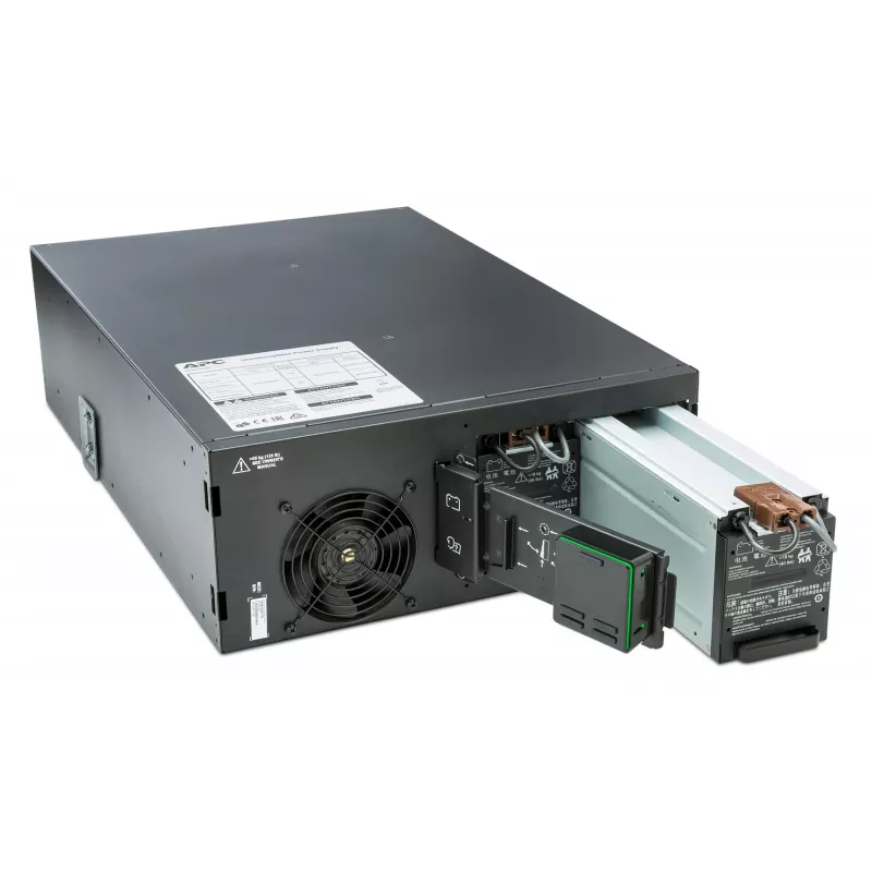 APC Smart-UPS On-Line SRT6KRMXLI - 6kW/VA, 6x C13 + 4x C19 + cietvadu 1 fāzes izeja, uzstādāms statīvā, iebūvēts NMC