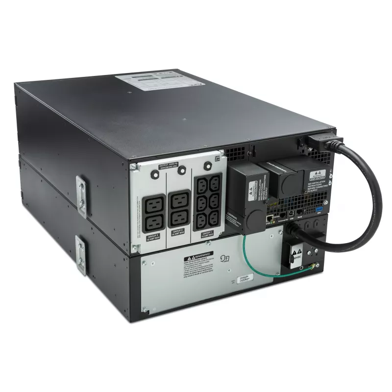 APC Smart-UPS On-Line SRT6KRMXLI - 6kW/VA, 6x C13 + 4x C19 + cietvadu 1 fāzes izeja, uzstādāms statīvā, iebūvēts NMC