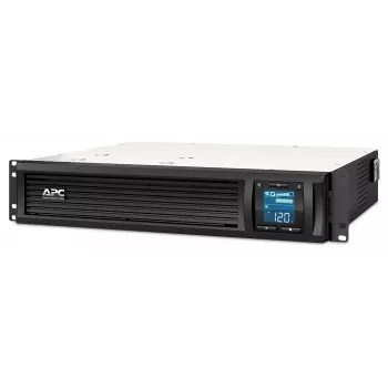 APC Smart-UPS C, Line Interactive, 1000VA, Rackmount 2U, 230V, 4x IEC C13 ligzdas, SmartConnect ports, USB un seriālā komunikācija, AVR, grafiskais LCD