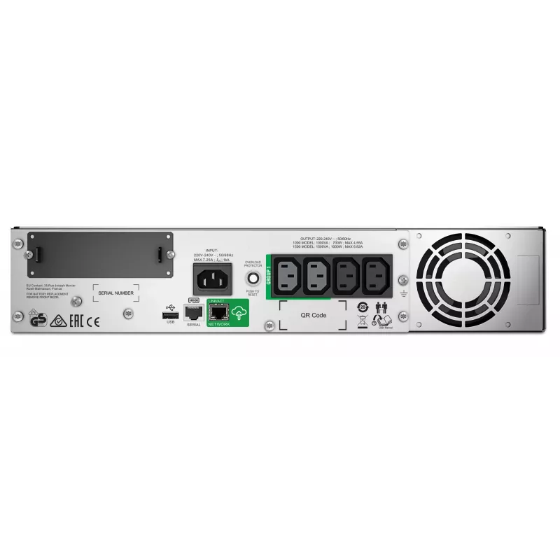 APC Smart-UPS SMT1500RMI2UC - 4x C13, USB, Rackmount 2U, SmartConnect, 1500VA
