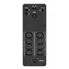 APC Back-UPS Pro, 1200VA/720W, Tornis, 230V, 8x IEC C13 izejas, Sinusoidāls vilnis, AVR, USB Type A + C porti, LCD, Lietotāja nomaināms akumulators