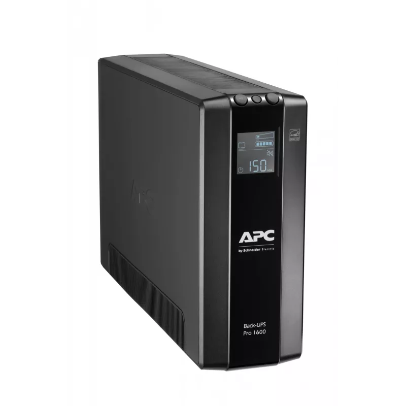 APC Back-UPS Pro, 1600VA/960W, Tornis, 230V, 8x IEC C13 kontaktligzdas, AVR, LCD, lietotāja nomaināms akumulators