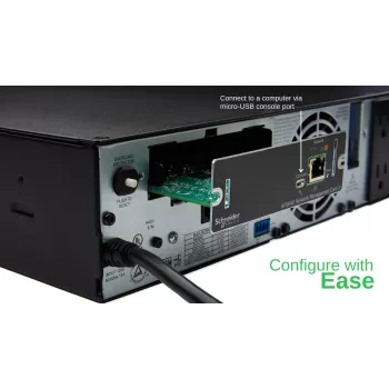 APC AP9640 Smart-UPS tīkla pārvaldības karte (gen3), tīkla pārvaldības karte, SmartSlot, 12.1 mm, 11.4 mm, 38 mm, 80 g