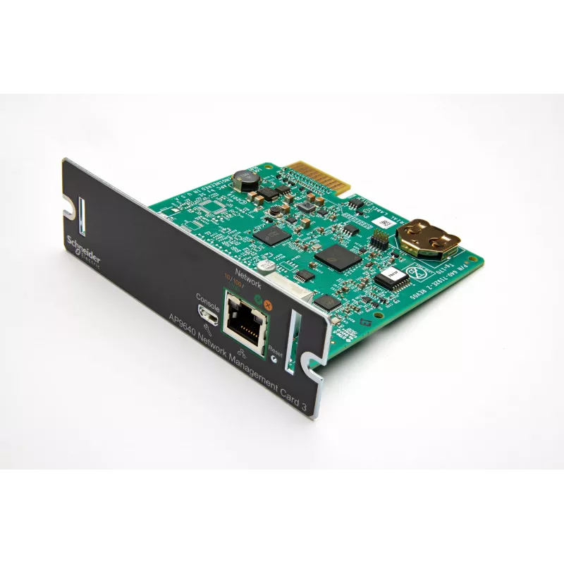 APC AP9640 Smart-UPS tīkla pārvaldības karte (gen3), tīkla pārvaldības karte, SmartSlot, 12.1 mm, 11.4 mm, 38 mm, 80 g