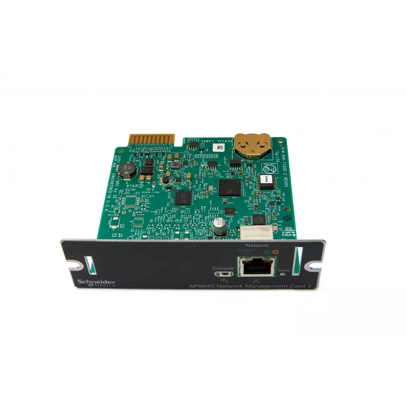 APC AP9640 Smart-UPS tīkla pārvaldības karte (gen3), tīkla pārvaldības karte, SmartSlot, 12.1 mm, 11.4 mm, 38 mm, 80 g