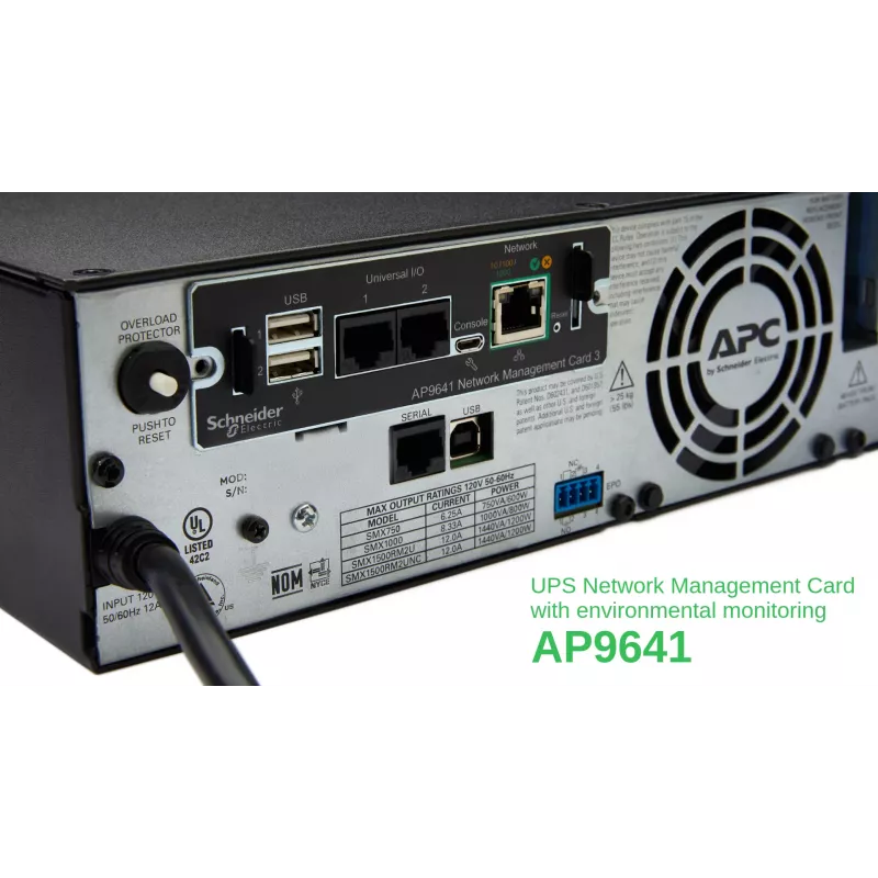 APC AP9641 Smart-UPS tīkls Management Card (gen3) with environmental monitoring