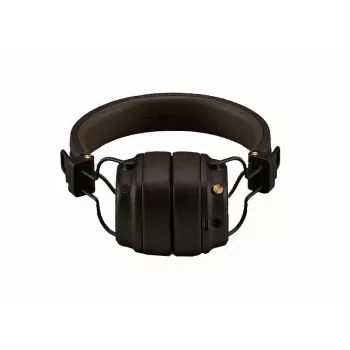 Austiņas MARSHALL Major V — apļa tipa Bluetooth 5.3, 100 stundu baterija, USB-C, 3,5 mm, 32 Ω, 40 mm draiveri, bronzas