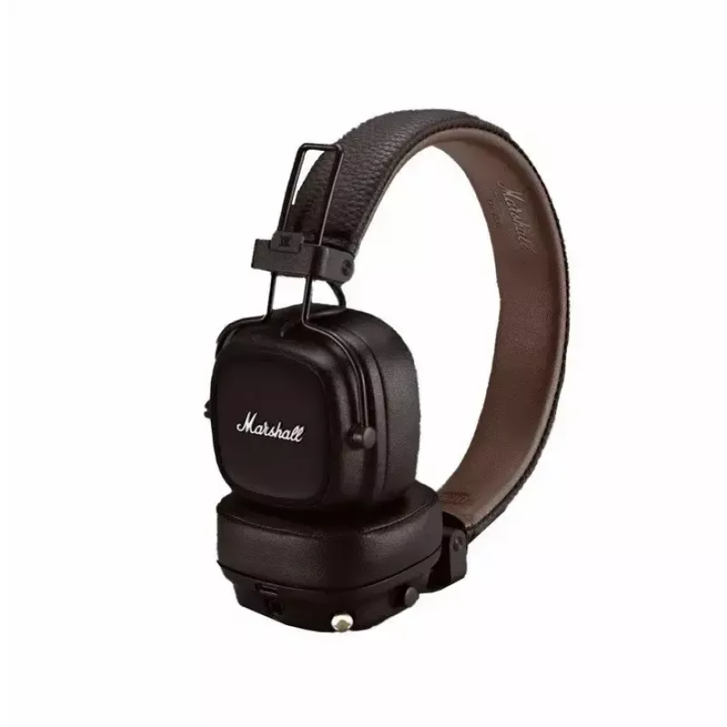 Austiņas MARSHALL Major V — apļa tipa Bluetooth 5.3, 100 stundu baterija, USB-C, 3,5 mm, 32 Ω, 40 mm draiveri, bronzas