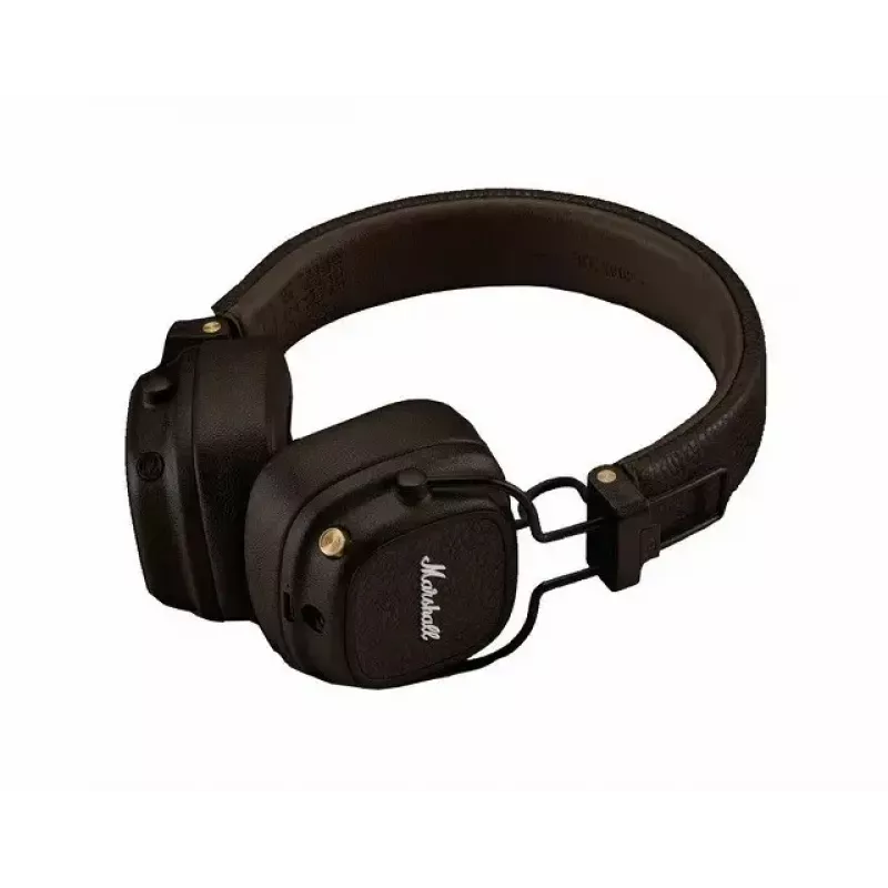 Austiņas MARSHALL Major V — apļa tipa Bluetooth 5.3, 100 stundu baterija, USB-C, 3,5 mm, 32 Ω, 40 mm draiveri, bronzas