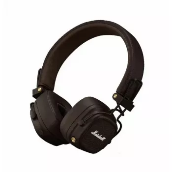 Austiņas MARSHALL Major V — apļa tipa Bluetooth 5.3, 100 stundu baterija, USB-C, 3,5 mm, 32 Ω, 40 mm draiveri, bronzas