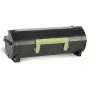 tonera kasete Lexmark 502X R 10000 lapas Melns