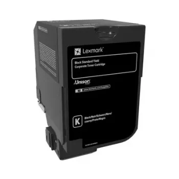 tonera kasete Lexmark 74C2SKE 1000 lapas Melns