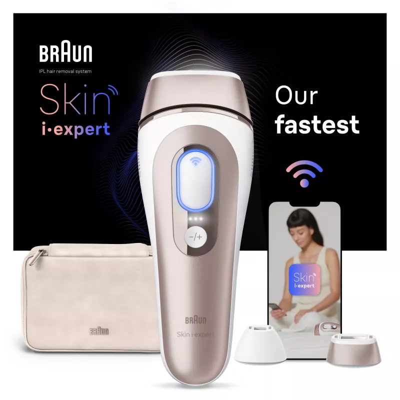 Braun Skin i-expert PL7147 Intensīvā impulsa gaismas (IPL) ierīce rožu zelta un balta