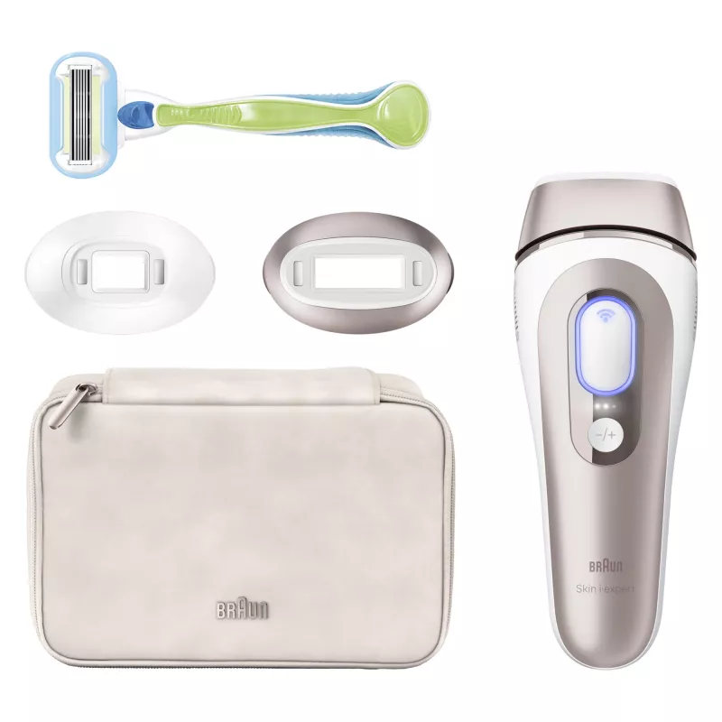 Braun Skin i-expert PL7147 Intensīvā impulsa gaismas (IPL) ierīce rožu zelta un balta