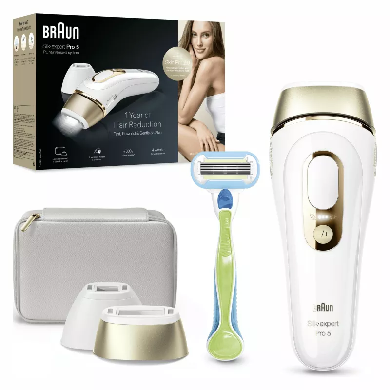 Braun PL5152 Intense pulsed light (IPL) Gold, balta