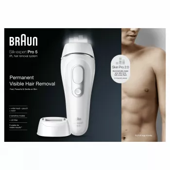 Epilators Braun Silk-expert Pro PL5145 Intense pulsed light IPL Balts