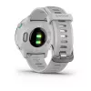 Viedpulkstenis GARMIN Forerunner 55 — 42 mm apaļš sporta pulkstenis, GPS/GLONASS/Galileo, 14 dienu akumulators, 5 ATM, balta silikona siksniņa