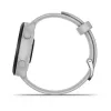 Viedpulkstenis GARMIN Forerunner 55 — 42 mm apaļš sporta pulkstenis, GPS/GLONASS/Galileo, 14 dienu akumulators, 5 ATM, balta silikona siksniņa