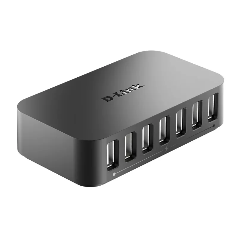 D-Link 7 portu ātrgaitas USB 2.0 centrmezgls