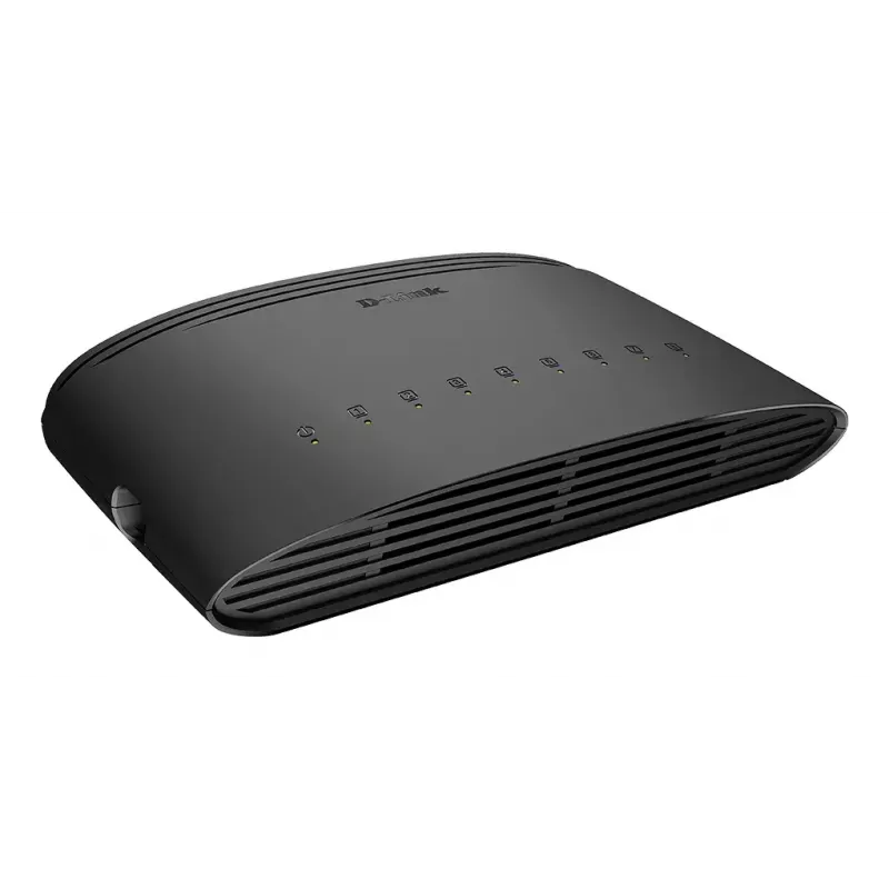 D-Link DGS-1008D/E tīkla slēdzis Nepārvaldāms Gigabit Ethernet (10/100/1000) Balts