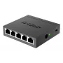 D-Link DGS-105 Nepārvaldāms L2 Gigabitu Ethernet (10/100/1000) Melns