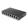 D-Link DGS-108 Nepārvaldāms L2 Gigabitu Ethernet (10/100/1000) Melns