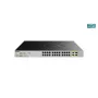 D-Link 24 portu galddatora Gigabit nepārvaldāms PoE slēdzis ar 2 x 100/1000Mbps kombinētajiem portiem