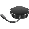 D-Link 4-in-1 USB-C centrmezgls ar HDMI un barošanas piegādi