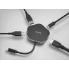 D-Link 4-in-1 USB-C centrmezgls ar HDMI un barošanas piegādi