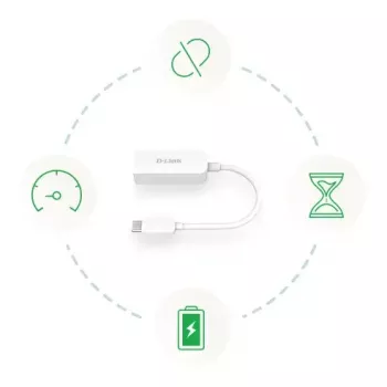 Ethernet adapteris D-Link DUB-E250 USB-C uz 2.5G