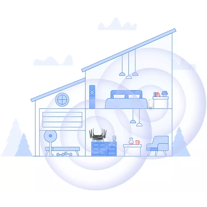 D-Link AX1800 Mesh Wi-Fi 6 diapazona tīkla atkārtotājs Balts 100, 1000 Mbit/s