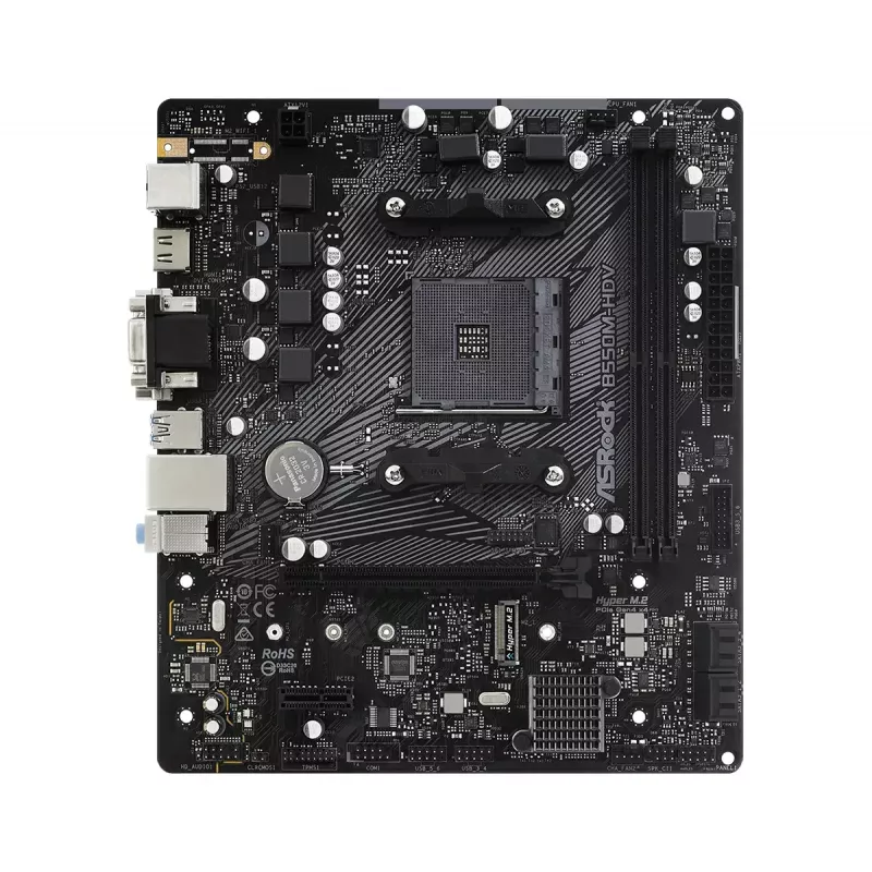 Mātesplate ASRock B550M-HDV AMD B550 Socket AM4 micro ATX