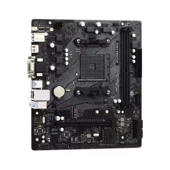 ASRock mātesplate A520M-HDV AM4 AMD A520 2 x DDR4 USB 3.2 SATA 3 7.1 kanālu HD Audio mATX