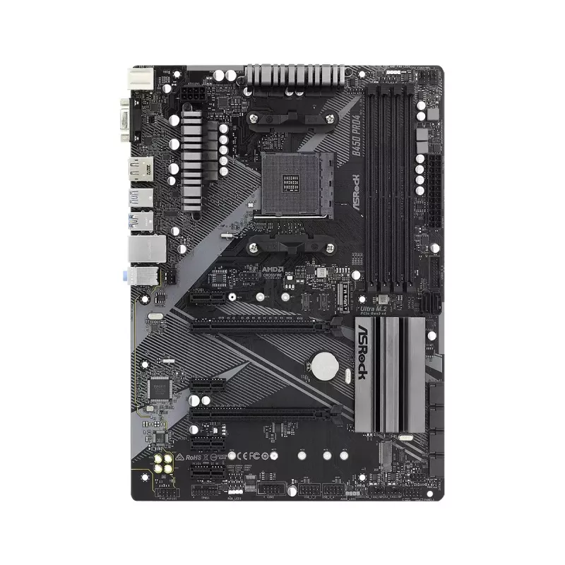 Mātesplate ASRock B450 PRO4 R2.0 AMD B450 Socket AM4 ATX