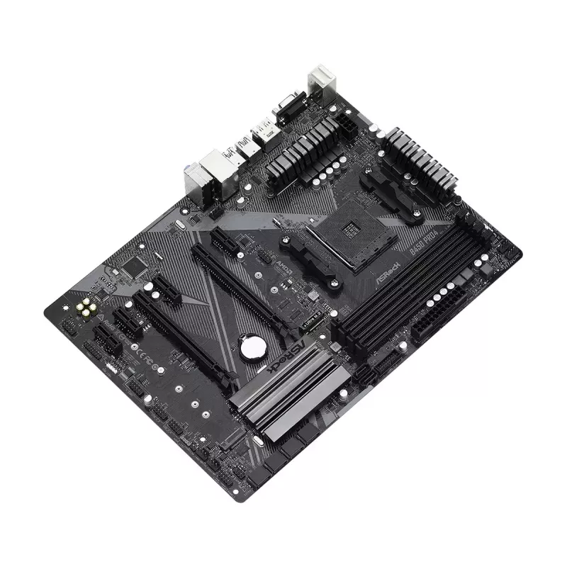 Mātesplate ASRock B450 PRO4 R2.0 AMD B450 Socket AM4 ATX