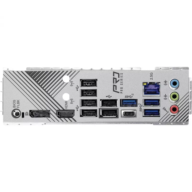 Mātesplate ASRock B650 Pro RS — ATX, Socket AM5, AMD B650, DDR5, 4 DIMM, 128 GB, 2.5Gb LAN, 1x M.2, HDMI, DisplayPort
