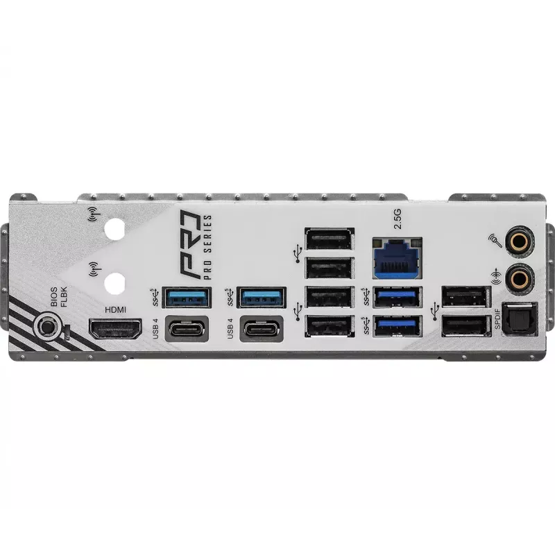 Mātesplate ASRock X870 PRO RS ATX AMD Socket AM5, DDR5, 4x DIMM, 256GB, PCIe Gen5 M.2, 2.5Gb LAN