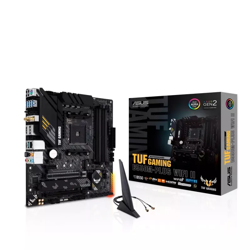 Mātesplate ASUS TUF GAMING B550M-PLUS WIFI II AMD B550 Socket AM4 micro ATX