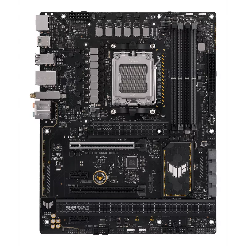 Mātesplate ASUS TUF GAMING B650-PLUS WIFI — AMD B650, Socket AM5, ATX, DDR5, 4 DIMM, Wi‑Fi 6, 2.5Gb LAN, 3x M.2