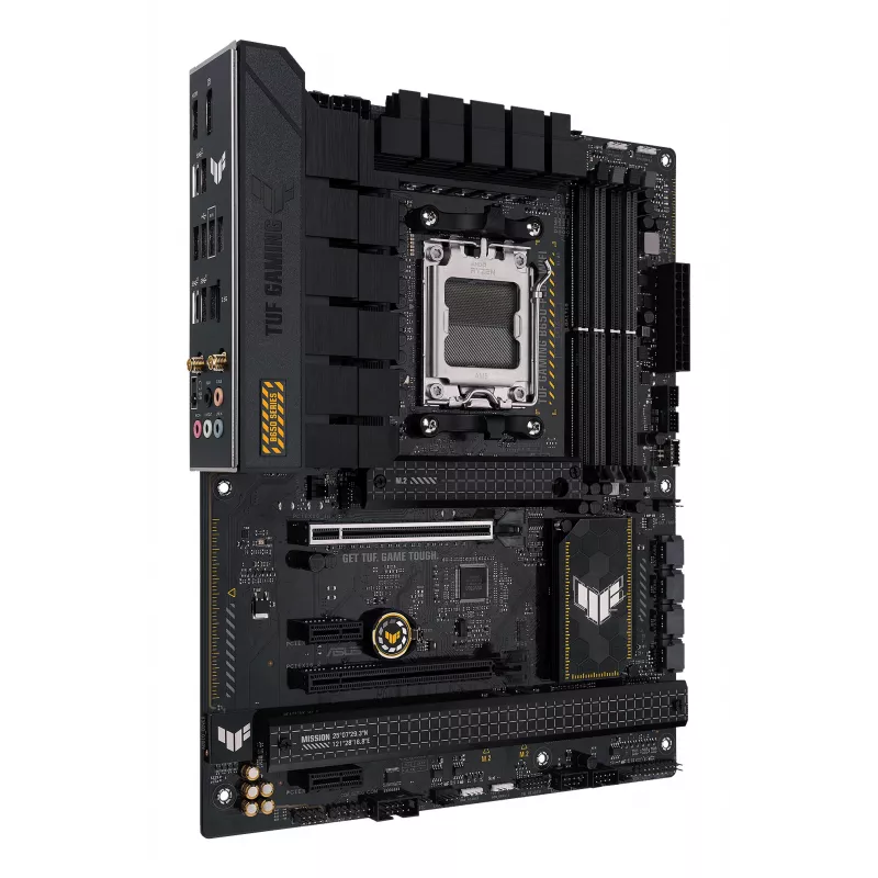 Mātesplate ASUS TUF GAMING B650-PLUS WIFI — AMD B650, Socket AM5, ATX, DDR5, 4 DIMM, Wi‑Fi 6, 2.5Gb LAN, 3x M.2