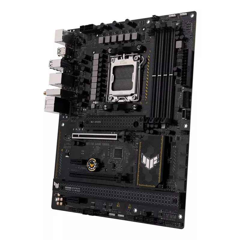 Mātesplate ASUS TUF GAMING B650-PLUS WIFI — AMD B650, Socket AM5, ATX, DDR5, 4 DIMM, Wi‑Fi 6, 2.5Gb LAN, 3x M.2