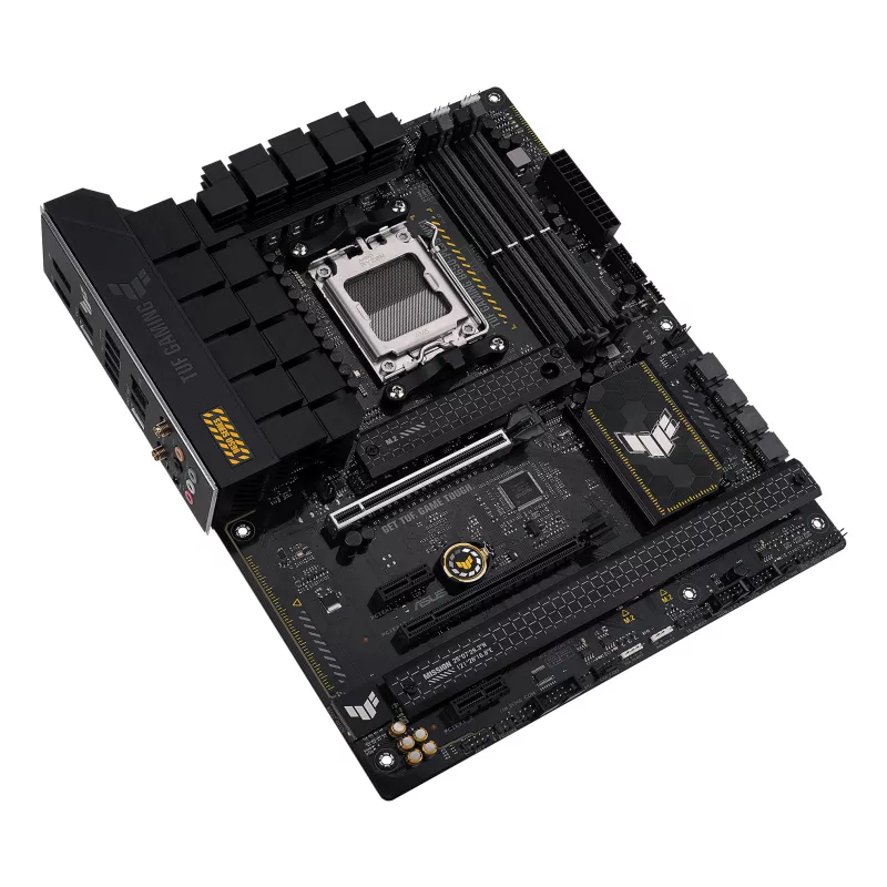 Mātesplate ASUS TUF GAMING B650-PLUS WIFI — AMD B650, Socket AM5, ATX, DDR5, 4 DIMM, Wi‑Fi 6, 2.5Gb LAN, 3x M.2