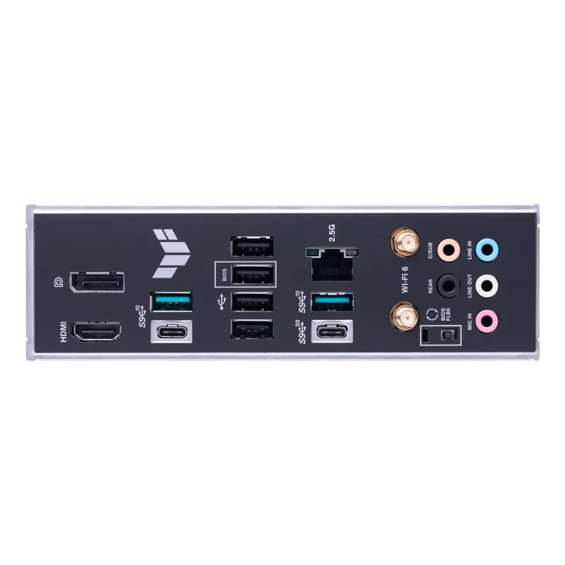 Mātesplate ASUS TUF GAMING B650-PLUS WIFI — AMD B650, Socket AM5, ATX, DDR5, 4 DIMM, Wi‑Fi 6, 2.5Gb LAN, 3x M.2